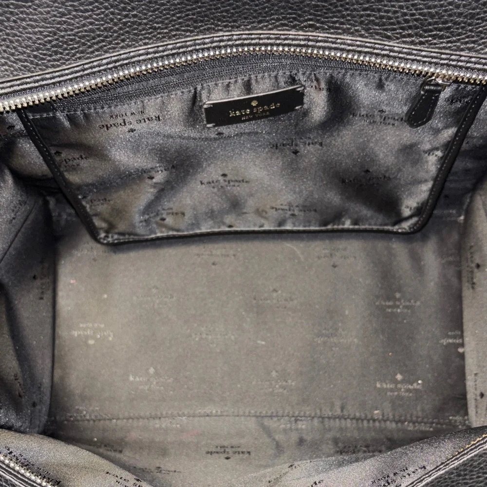 Kate Spade Black Leather Tote